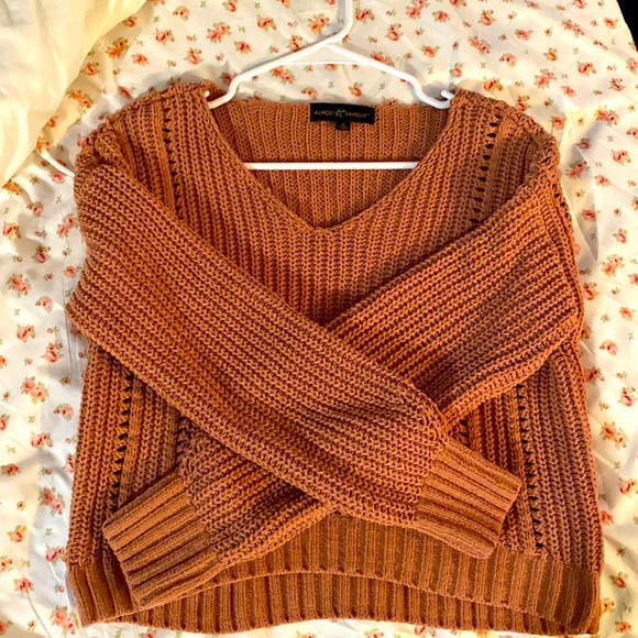 Almost Famous Sweaters - almost famous pink womens sweater size small